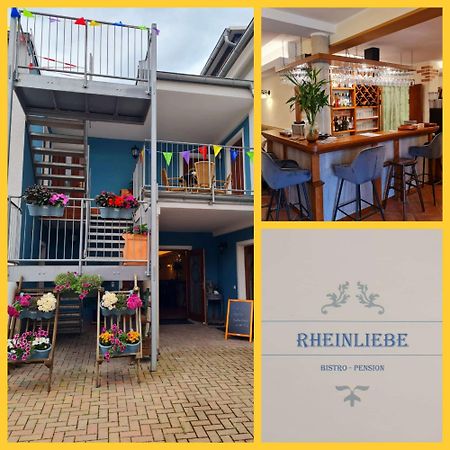Rheinliebe Bistro Und Pension Лорх ам Рейн Екстериор снимка